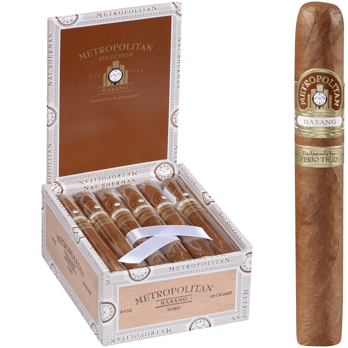 Metropolitan Habano Toro 18 Ct. Box 6 X 52