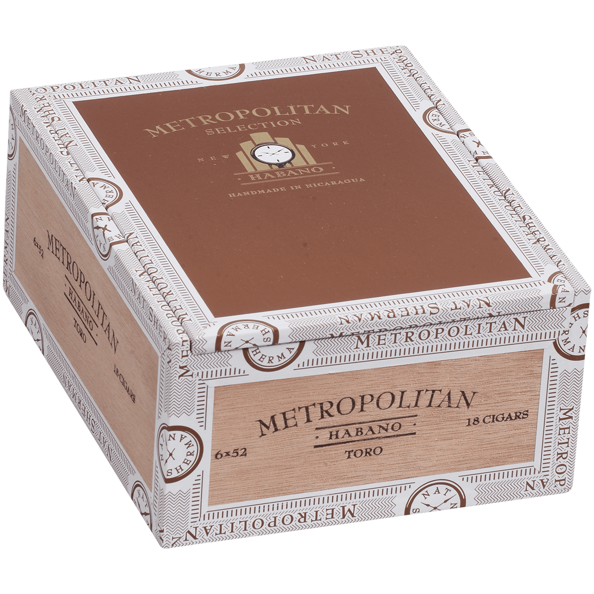 Metropolitan Habano Toro 18 Ct. Box 6 X 52