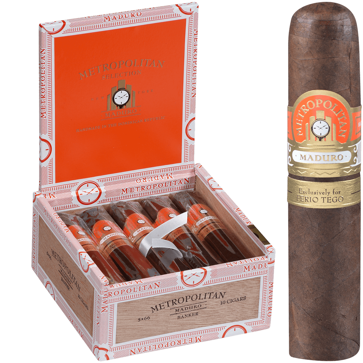 Metropolitan Maduro Banker Robusto Gordo 10Ct. Box 5 X 66
