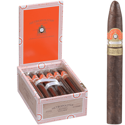 Metropolitan Maduro Explorer Torpedo 18 Ct. Box 6.5 X 52