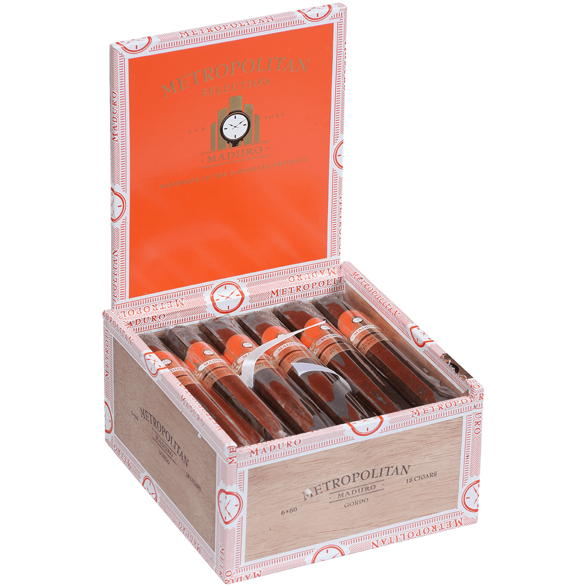 Metropoiltan Maduro Gordo 18 Ct. Box 6 X 61