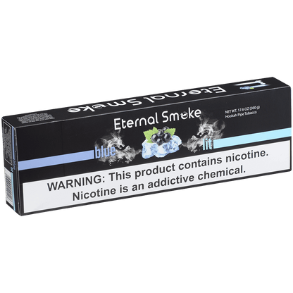 Eternal Smoke Hookah Tobacco Blue Lit 10-50 Cartoon 12 To A Case