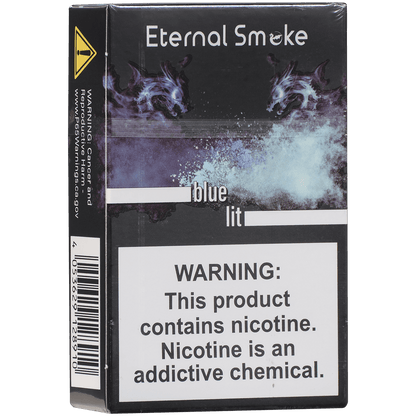 Eternal Smoke Hookah Tobacco Blue Lit 10-50 Cartoon 12 To A Case