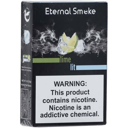 Eternal Smoke Hookah Tobacco Lime Lit 10-50 Carton 12 To A Case