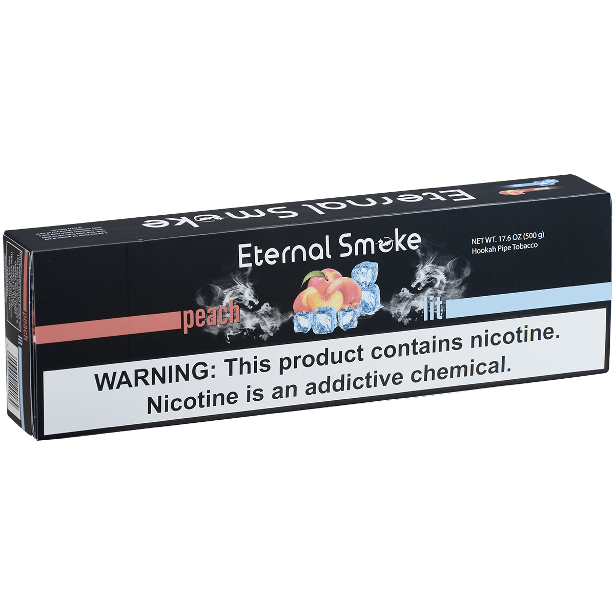 Eternal Smoke Hookah Tobacco Peach Lit 10-50 Carton 12 To A Case