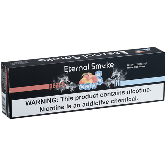 Eternal Smoke Hookah Tobacco Peach Lit 10-50 Carton 12 To A Case