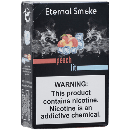 Eternal Smoke Hookah Tobacco Peach Lit 10-50 Carton 12 To A Case