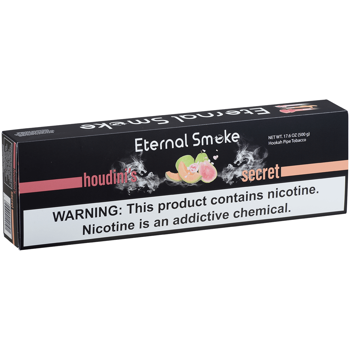 Eternal Smoke Hookah Tobacco Houdini'S Secret 10-50 Carton 12 To A Case