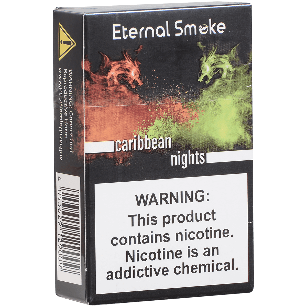 Eternal Smoke Hookah Tobacco Caribbean Nights 10-50 Carton 12 To A Case