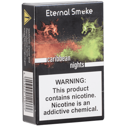 Eternal Smoke Hookah Tobacco Caribbean Nights 10-50 Carton 12 To A Case