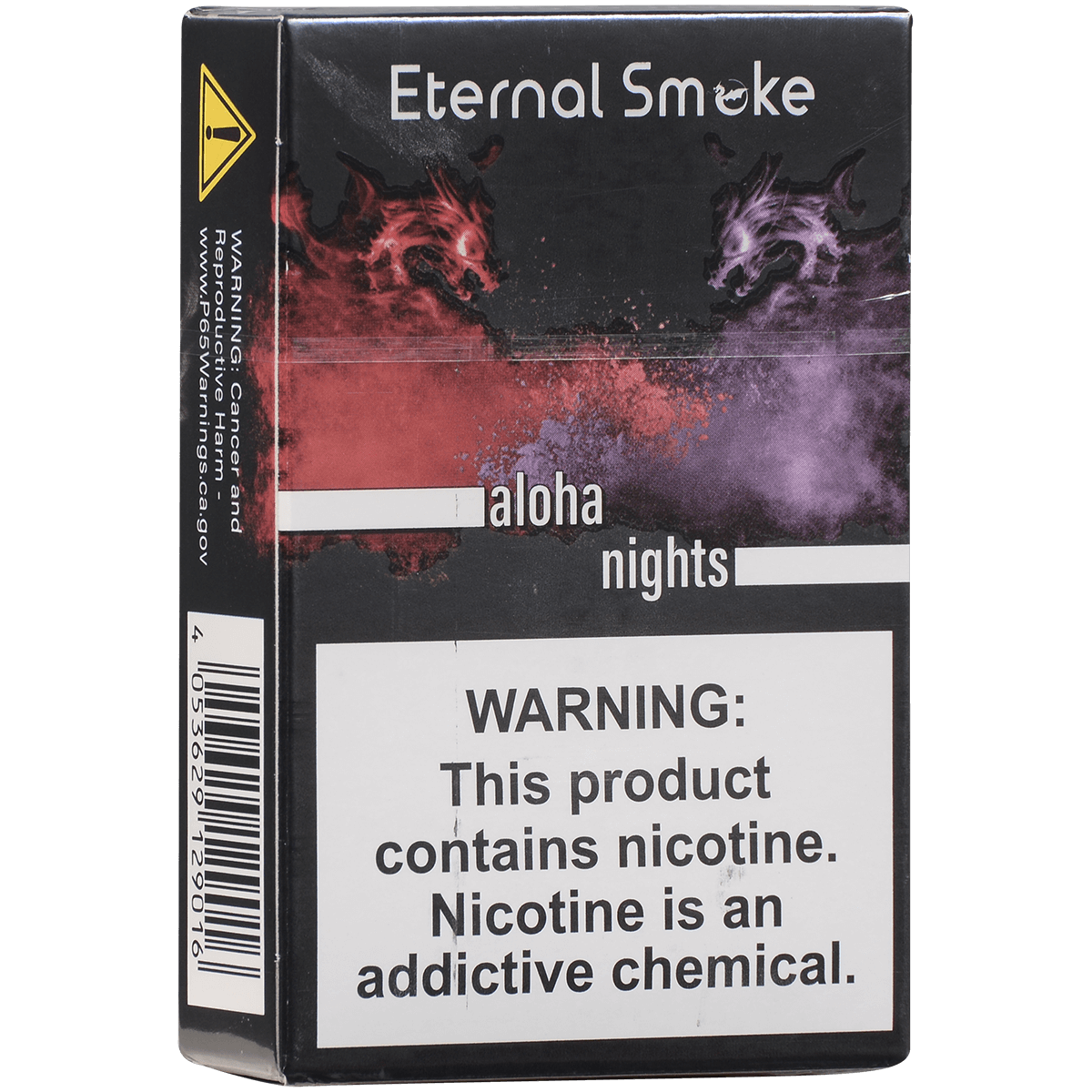Eternal Smoke Hookah Tobacco Aloha Nights 10-50 Carton 12 To A Case