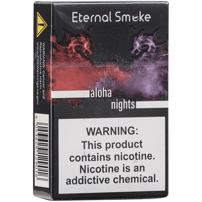 Eternal Smoke Hookah Tobacco Aloha Nights 10-50 Carton 12 To A Case