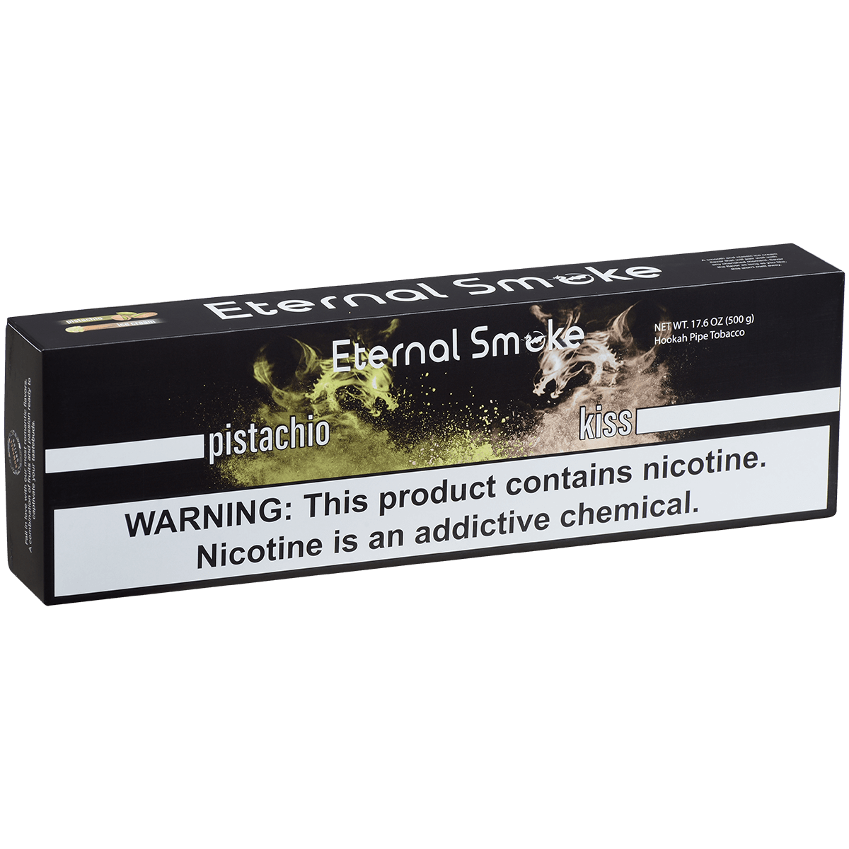 Eternal Smoke Hookah Tobacco Pistachio Kiss 10-50 Carton 12 To A Case