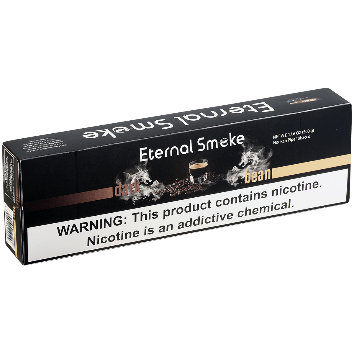 Eternal Smoke Hookah Tobacco Dark Bean 10-50 Carton 12 To A Case