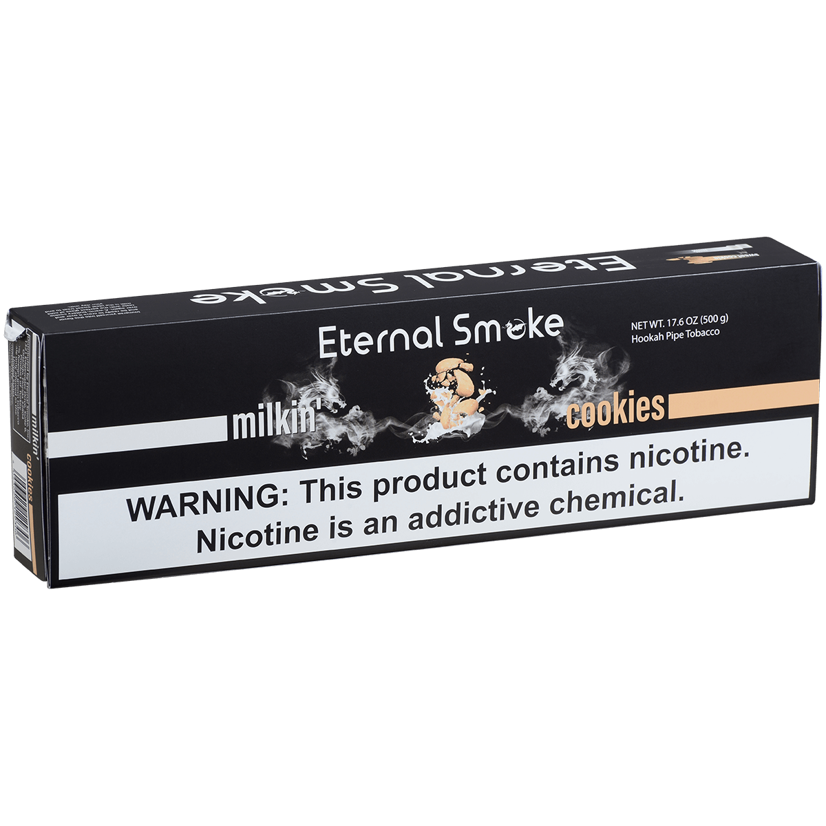 Eternal Smoke Hookah Tobacco Milkin' Cookies 10-50 Carton 12 To A Case