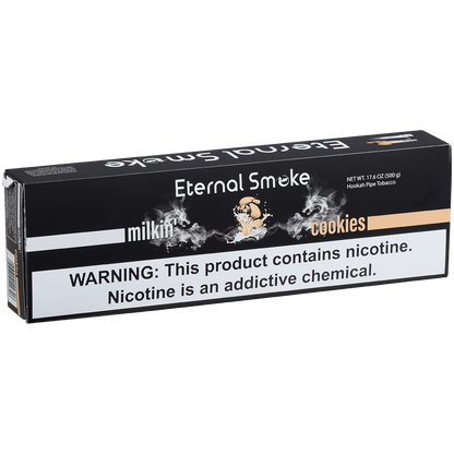 Eternal Smoke Hookah Tobacco Milkin' Cookies 10-50 Carton 12 To A Case