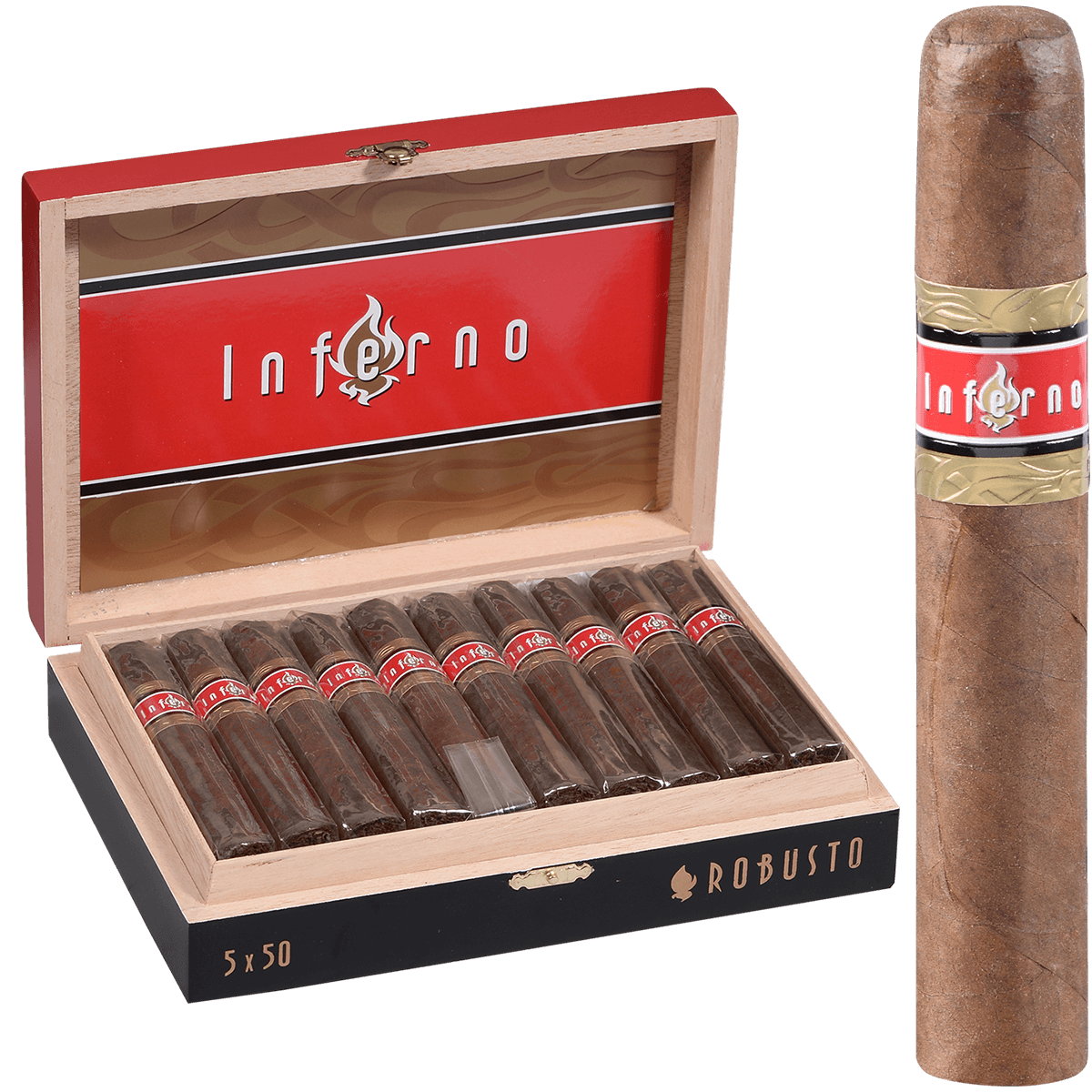 Inferno By Oliva Robusto 20 Ct. Box 5.00X50