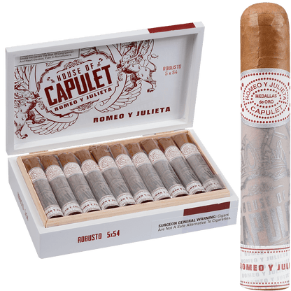 Romeo Y Julieta House Of Capulet Robusto 20 Ct. Box 5.00X54