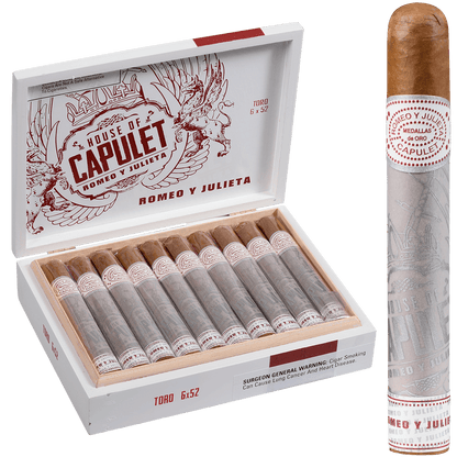 Romeo Y Julieta House Of Capulet Toro 20 Ct. Box 6.00X52
