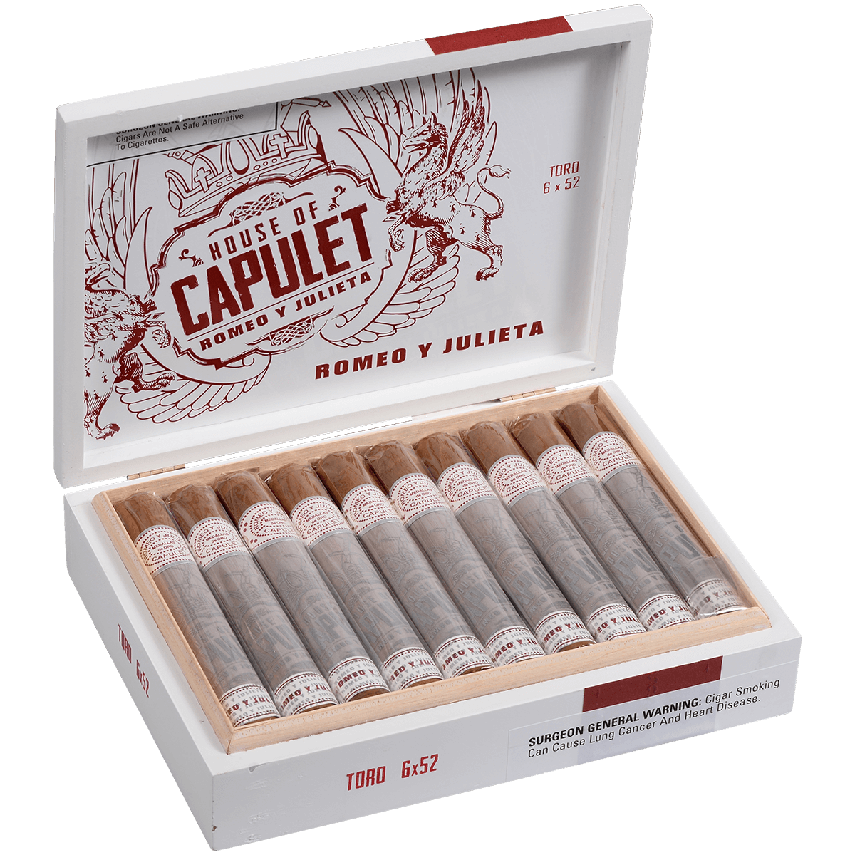 Romeo Y Julieta House Of Capulet Toro 20 Ct. Box 6.00X52