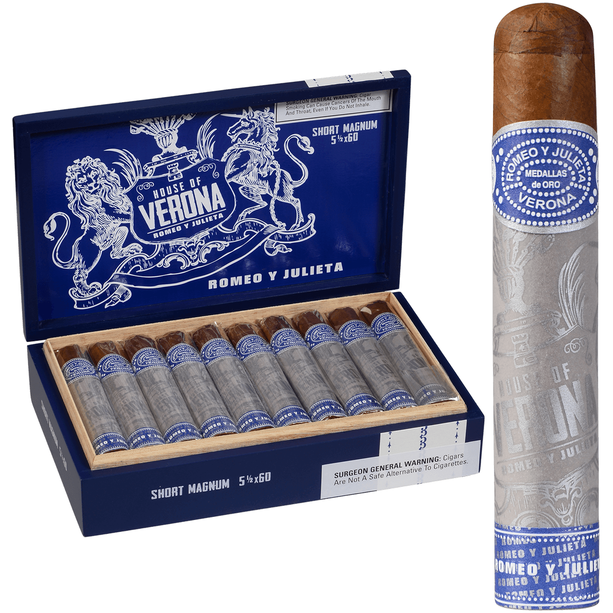 Romeo Y Julieta House Of Verona Magnum 20 Ct. Box 5.50X60