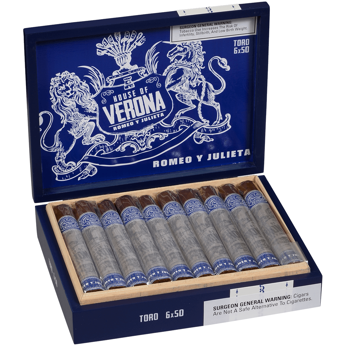 Romeo Y Julieta House Of Verona Toro 20 Ct. Box 6.00X52