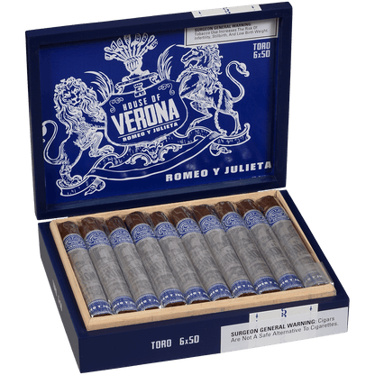 Romeo Y Julieta House Of Verona Toro 20 Ct. Box 6.00X52