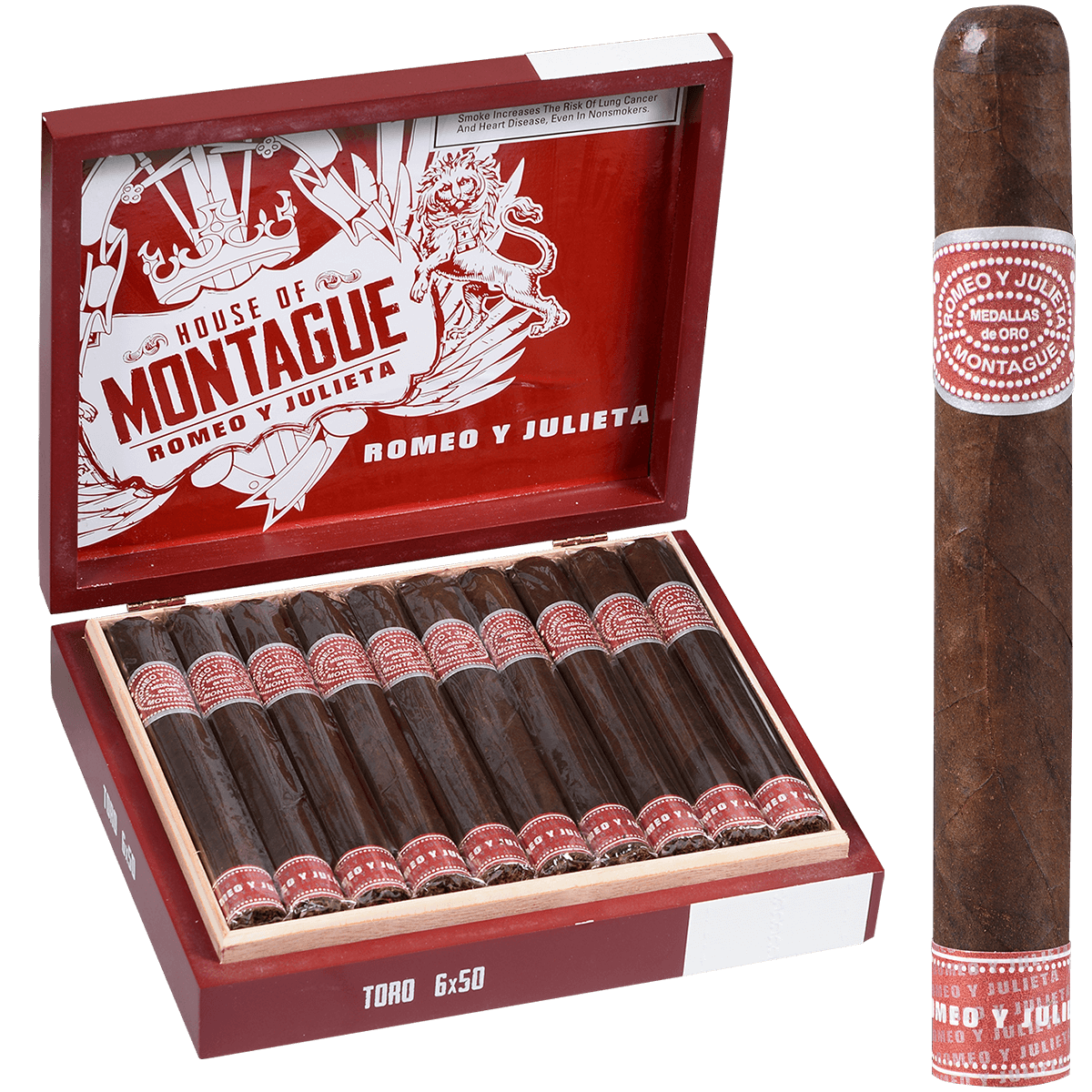 Romeo Y Julieta House Of Montague Toro 20 Ct. Box 6.00X50