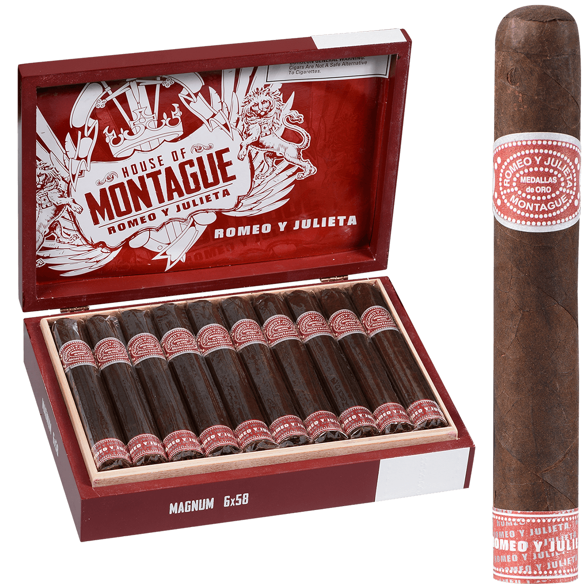 Romeo Y Julieta House Of Montague Magnum 20 Ct. Box 6.00X58