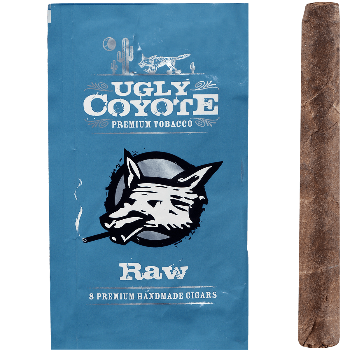 Ugly Coyote Natural Raw Un-Sweet 5/8 Packs 4.25X32