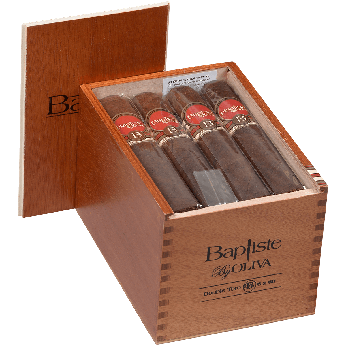 Baptiste By Oliva Double Toro 20 Ct. Box 6.00X60