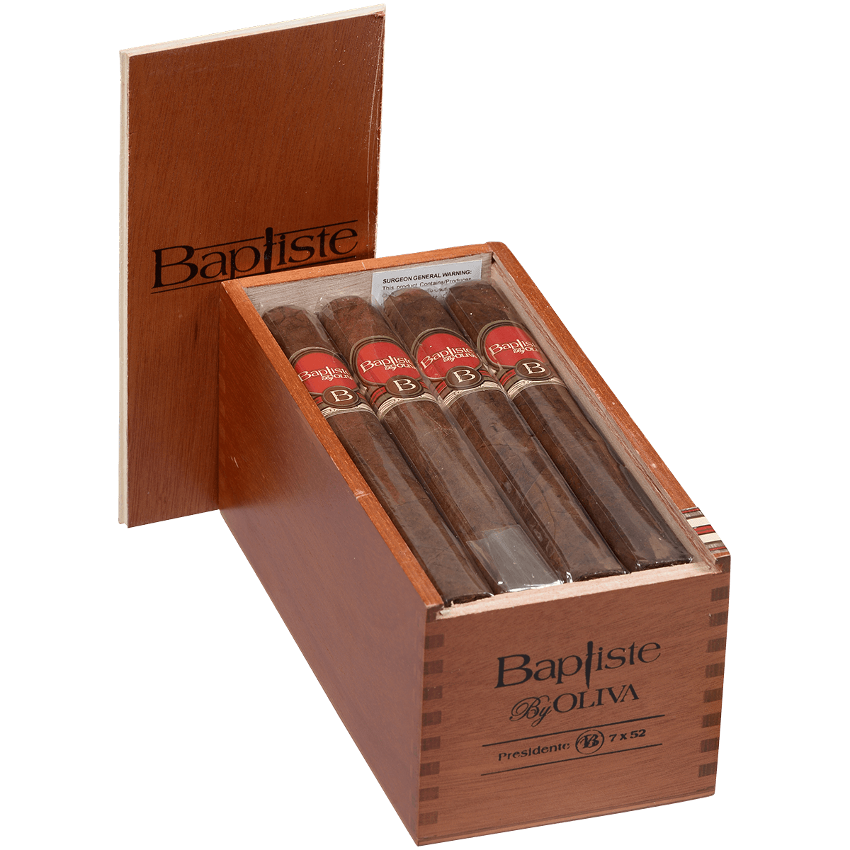 Baptiste By Oliva Presidente 20 Ct. Box 7.00X52