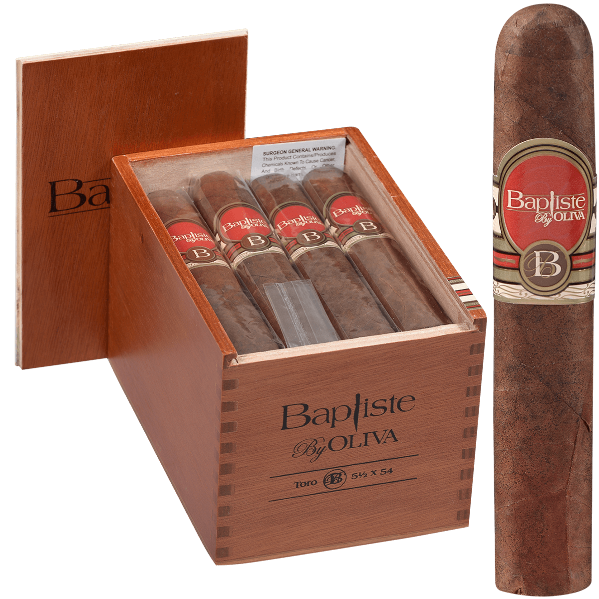 Baptiste By Oliva Toro 20 Ct. Box 5.50X54