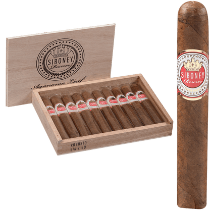 Siboney Reserve By Aganorsa Robusto 10 Ct. Box 5.25X50