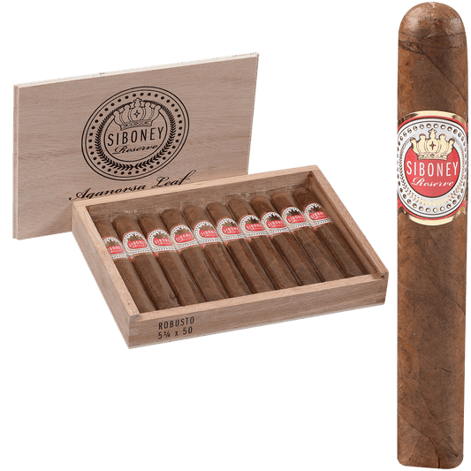 Siboney Reserve By Aganorsa Robusto 10 Ct. Box 5.25X50