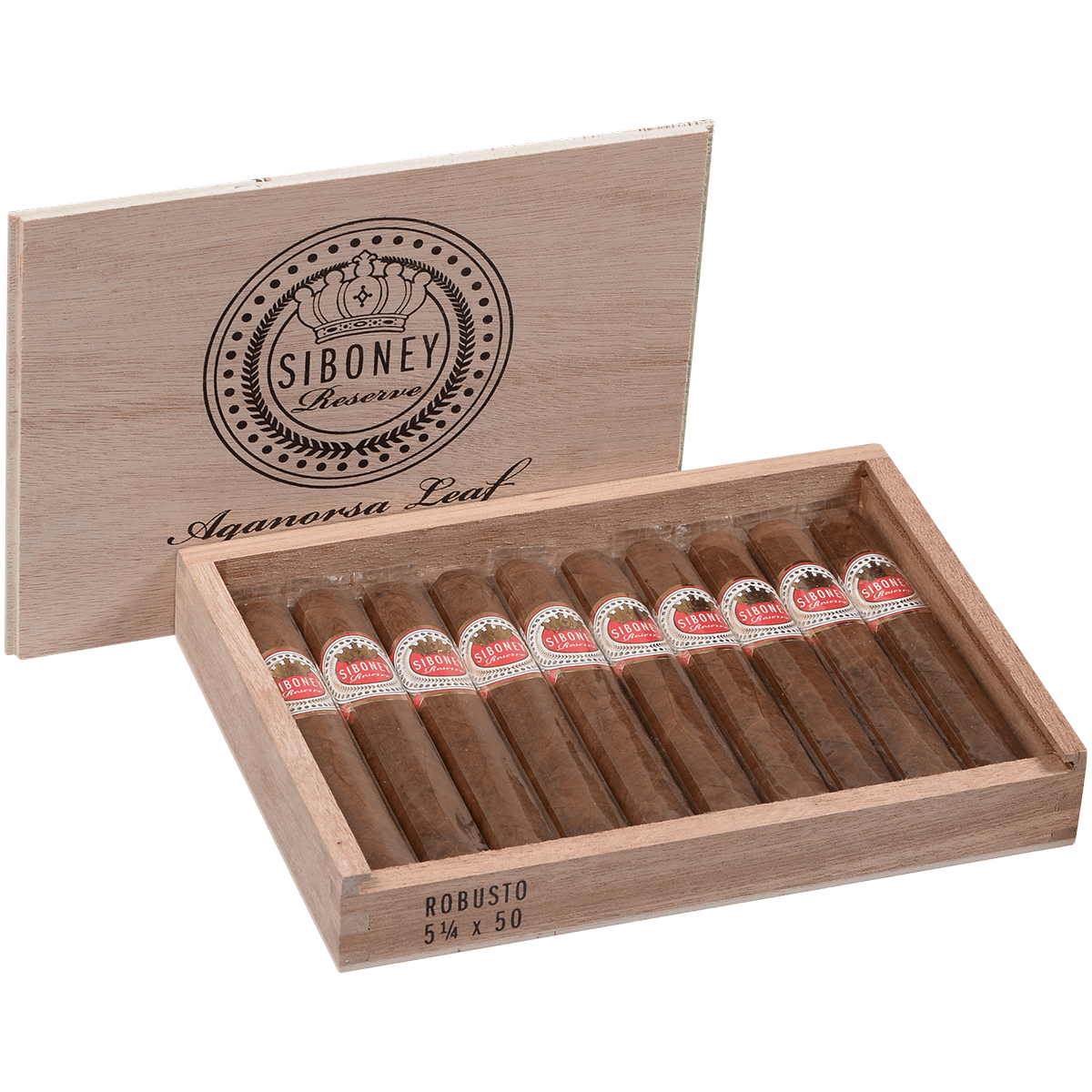 Siboney Reserve By Aganorsa Robusto 10 Ct. Box 5.25X50