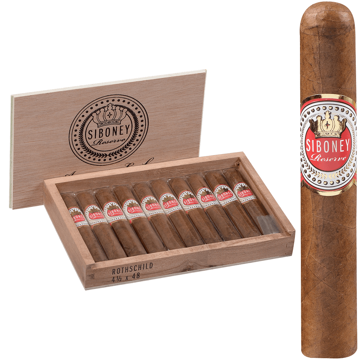 Siboney Reserve By Aganorsa Rothschild 10 Ct. Box 4.50X48
