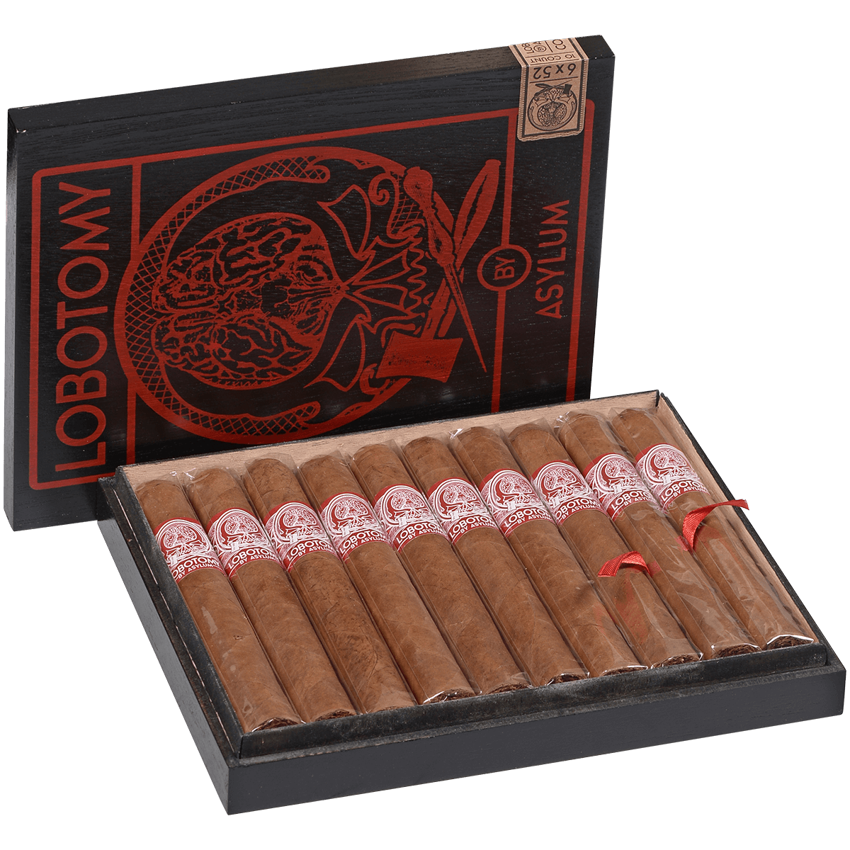 Asylum Lobotomy By Cle 770 Corojo 10 Ct. Box 7.00X70