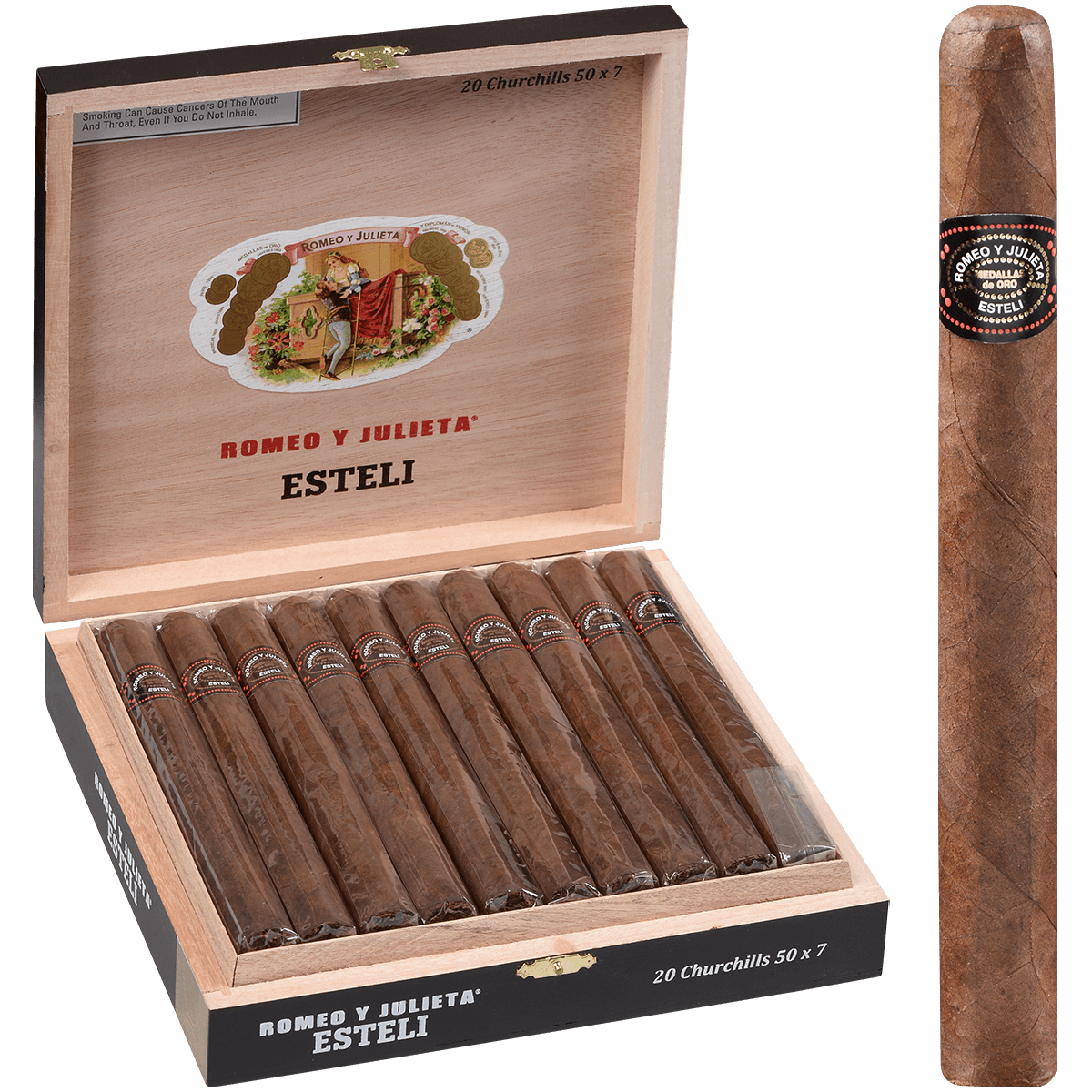 Romeo Y Julieta Esteli Churchill 20 Ct. Box 7.00X50