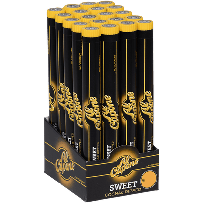 Al Capone Sweet Cognac Cigar 20 Ct. Tube Upright Box 5.50X26