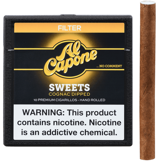 Al Capone Sweets Cognac Filter 10/10 Packs 3.50X28