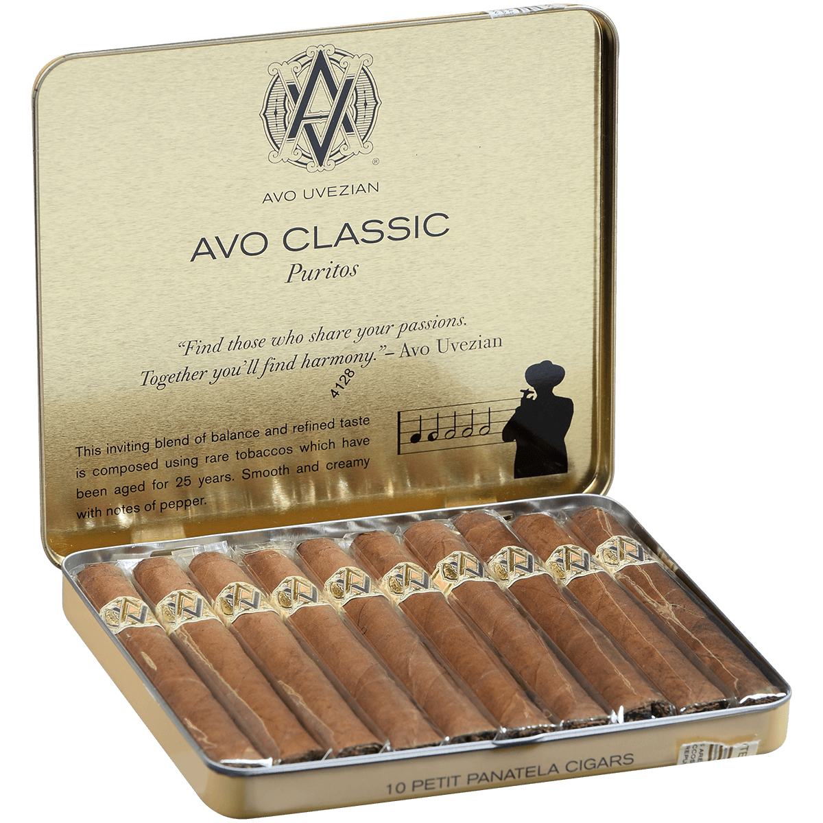 Avo Classic Puritos 10/10 Tins 4.00X30