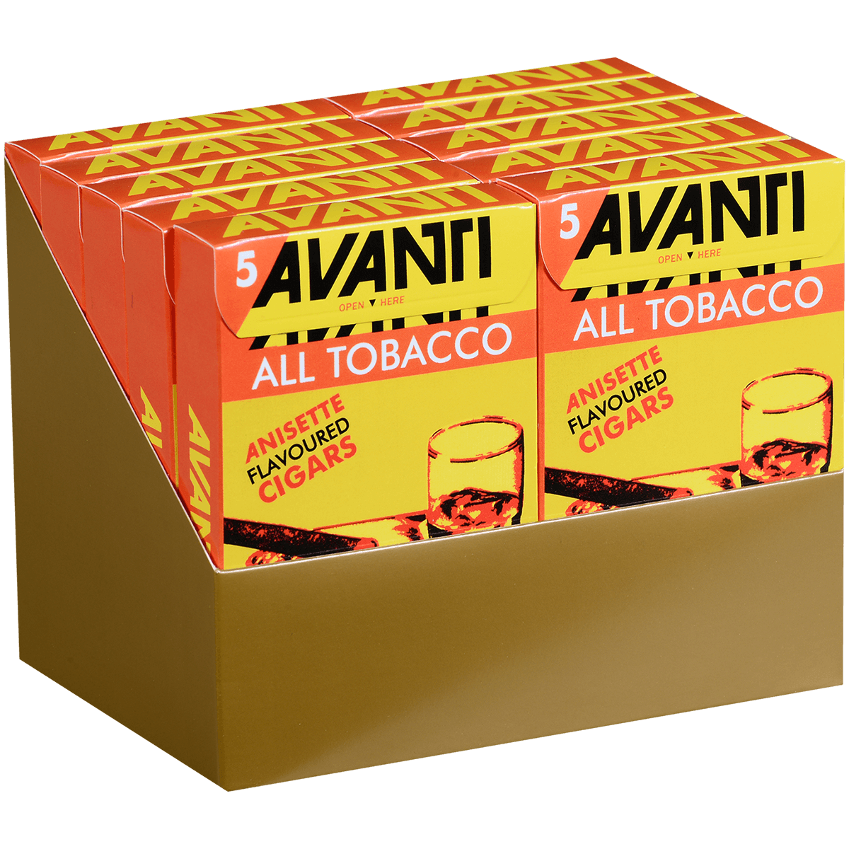 Avanti Anisette Flavor Cordial Original 10/5 Packs 4.50X34