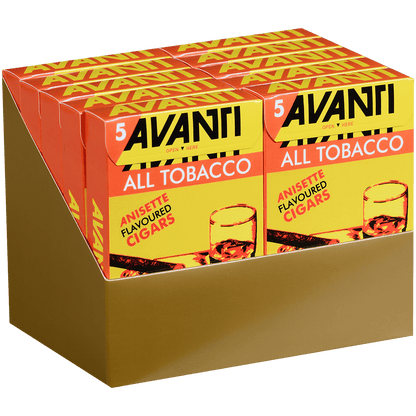 Avanti Anisette Flavor Cordial Original 10/5 Packs 4.50X34