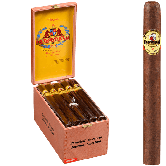 Baccarat The Game Churchill Maduro 25 Ct. Box 7.00X48
