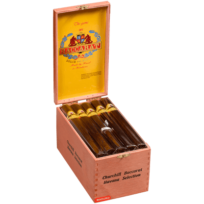 Baccarat The Game Churchill Maduro 25 Ct. Box 7.00X48