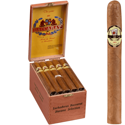 Baccarat The Game Luchadores Natural 25 Ct. Box 6.00X43