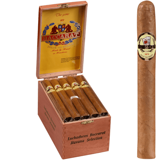 Baccarat The Game Luchadores Natural 25 Ct. Box 6.00X43