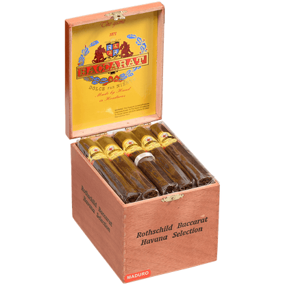 Baccarat The Game Rothschild Maduro 25 Ct. Box 5.00X50