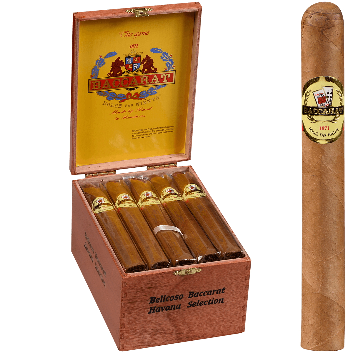 Baccarat The Game Belicoso 20 Ct. Box 6.12X42X54